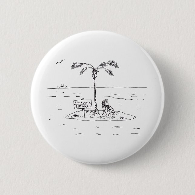 Macaron Rond 5 Cm Bouton Verrouillage forcé (Devant)