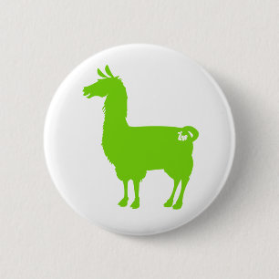 Macaron Rond 5 Cm Bouton vert de lama