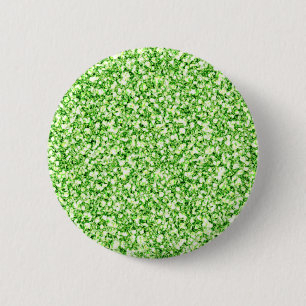 Macaron Rond 5 Cm Bouton vert de parties scintillantes