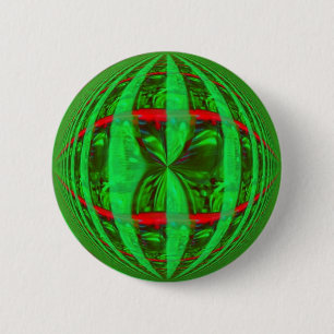 Macaron Rond 5 Cm Bouton vert Orb arrondi