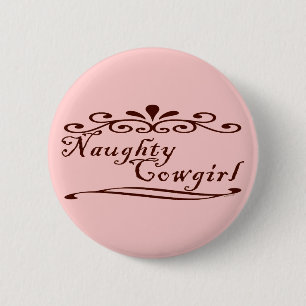 Macaron Rond 5 Cm Bouton vilain de cow-girl