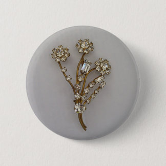 MACARON ROND 5 CM BOUTON VINTAGE DE BROCHE