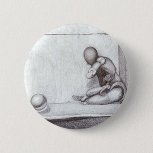 Macaron Rond 5 Cm Bouton Visages