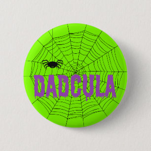 Macaron Rond 5 Cm Bouton Web Dadcula Purple Driple Police Spider