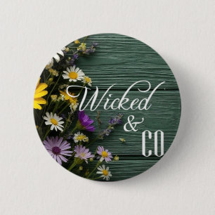Macaron Rond 5 Cm Bouton Wicked & CO 1 Round