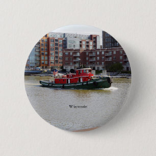 Macaron Rond 5 Cm Bouton Wisconsin