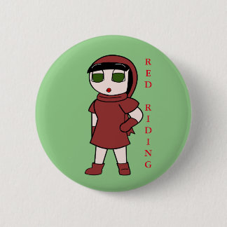 Macaron Rond 5 Cm Bouton Zack Dragonblade - Red Riding