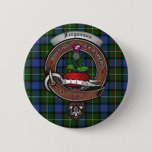 Macaron Rond 5 Cm Boutons clan Fergusson