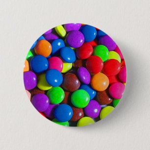 Macaron Rond 5 Cm Boutons colorés de je-sais-tout