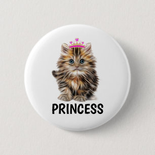 MACARON ROND 5 CM BOUTONS DE CUISINE PRINCESS CAT
