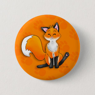Macaron Rond 5 Cm Boutons de Fox