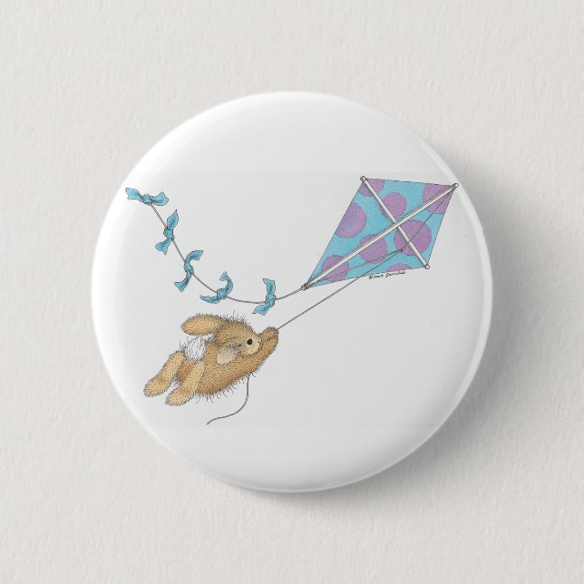 Macaron Rond 5 Cm Boutons de HappyHoppers® (Devant)