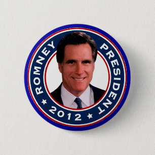 Macaron Rond 5 Cm Boutons de l'élection présidentielle 2012 de Mit