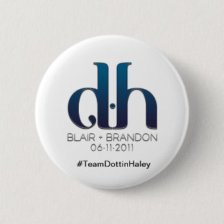 Macaron Rond 5 Cm Boutons de monogramme