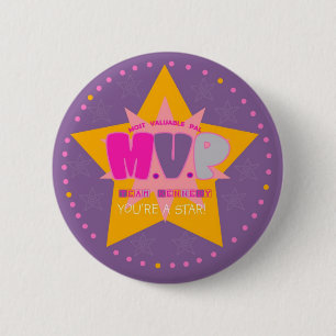 MACARON ROND 5 CM BOUTONS DE MVP PAL