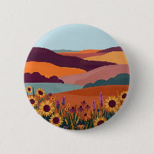 Boutons de Prairie Mandarine & Prune