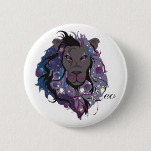 Macaron Rond 5 Cm Boutons de Starlight Lion