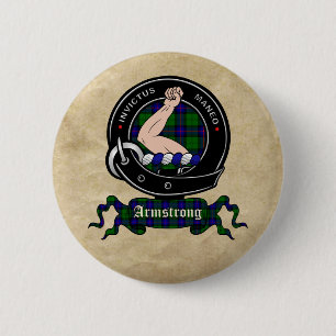 Macaron Rond 5 Cm Boutons d'insigne Armstrong Clan