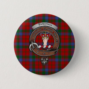 Macaron Rond 5 Cm Boutons d'insigne du clan Robertson