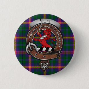 Macaron Rond 5 Cm Boutons d'insigne du jeune clan