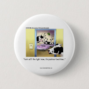 Macaron Rond 5 Cm Boutons Drôles : Vaches : Lit Pasteurisé