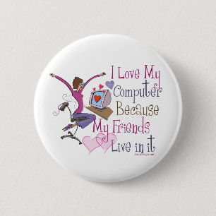 Macaron Rond 5 Cm Boutons en ligne d'amis