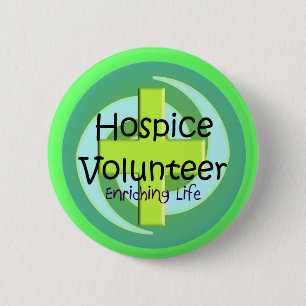 Macaron Rond 5 Cm Boutons et autocollants volontaires d'hospice