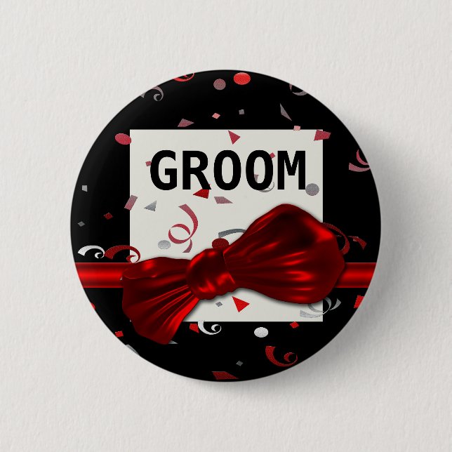 Macaron Rond 5 Cm Boutons et insignes de partie - personnalisables (Devant)