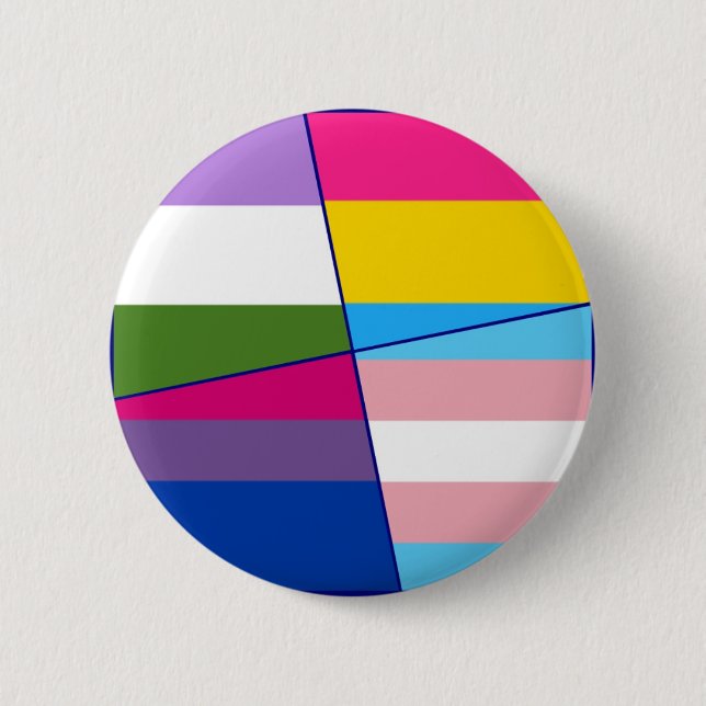 Macaron Rond 5 Cm Boutons faits sur commande d'intersection (Devant)