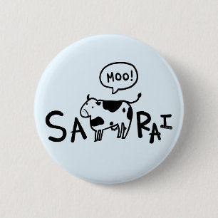 Macaron Rond 5 Cm Boutons SAMOURAÏS