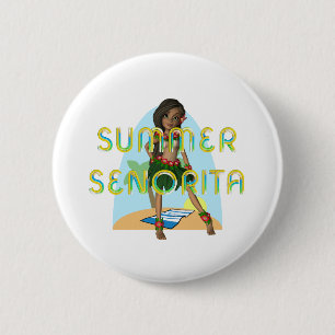 Macaron Rond 5 Cm Boutons Senorita été
