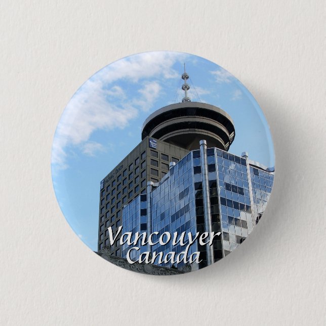 Macaron Rond 5 Cm Boutons souvenirs du Canada de Vancouver Cadeaux m (Devant)