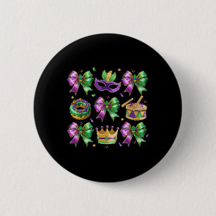 Macaron Rond 5 Cm Bow King Cake Couronne Masque Tambour Mardi Gras C