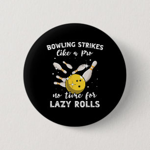 Macaron Rond 5 Cm Bowler Joueur Bowler Slow Bowling
