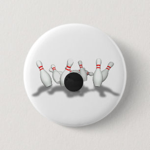 Macaron Rond 5 Cm Bowling Ball & Pins : Modèle 3D: