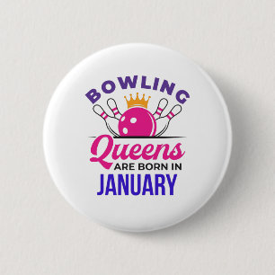 Macaron Rond 5 Cm Bowling Queens sont nés en janvier