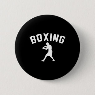 Macaron Rond 5 Cm Boxe - Boxer Cadeau Boxe Ventilateur Boxe