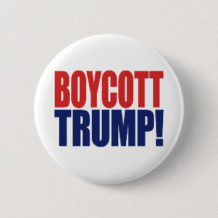 Macaron Rond 5 Cm Boycottez Trump - Anti Président Trump