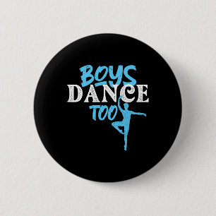 Macaron Rond 5 Cm Boys Danser Aussi - Barre Danseur Homme Ballet Dan