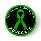Brain Traumatic Brain Injury Advocate Ruban Noir