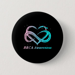 Macaron Rond 5 Cm Brca Warrior Im Fine Breast Cancer Sensibilisation