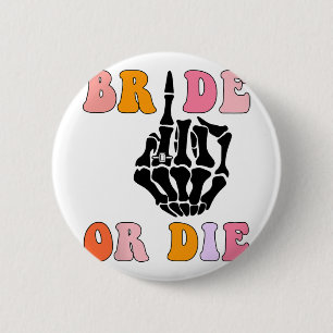 Macaron Rond 5 Cm Bride Or Die Bague Squelette Doigt Rétro Enterreme