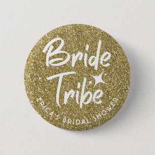 Macaron Rond 5 Cm Bride tribe brune épingle de douche
