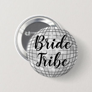 Macaron Rond 5 Cm Bride Tribe Disco Ball Pin