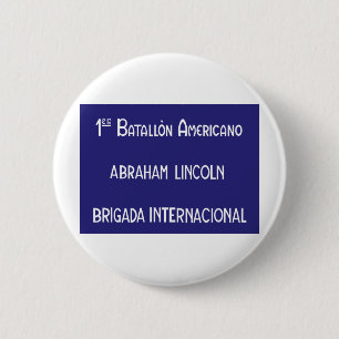 Macaron Rond 5 Cm Brigades internationales Abraham Lincoln ęr