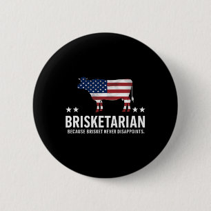 Macaron Rond 5 Cm Brisketarian Brisket Bbq Pour Hommes Drôle Homme B