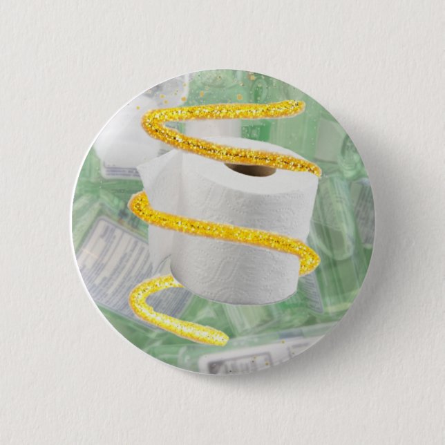 Macaron Rond 5 Cm Broche à papier de toilette (Devant)