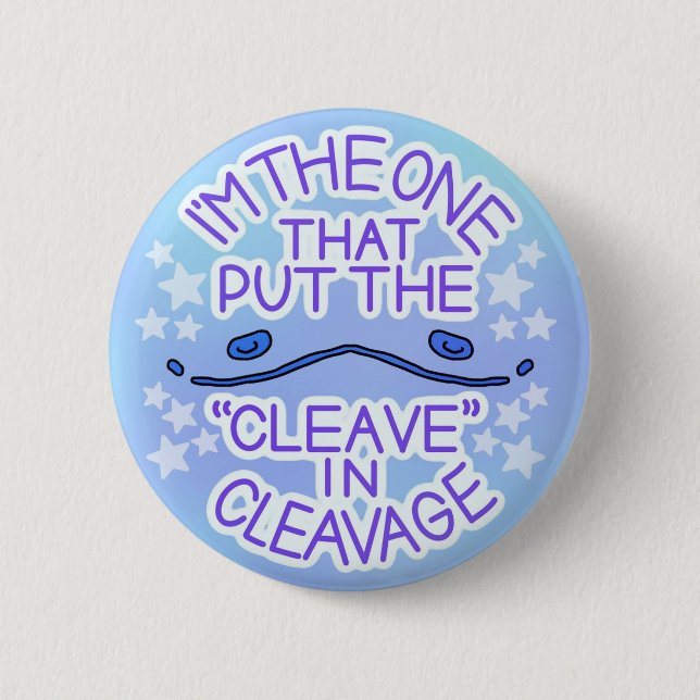 Macaron Rond 5 Cm Broche de chirurgie bleu trans pride (Devant)