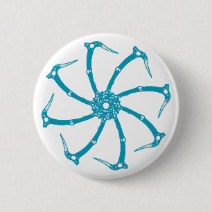 Macaron Rond 5 Cm Broche de l'outil de glace