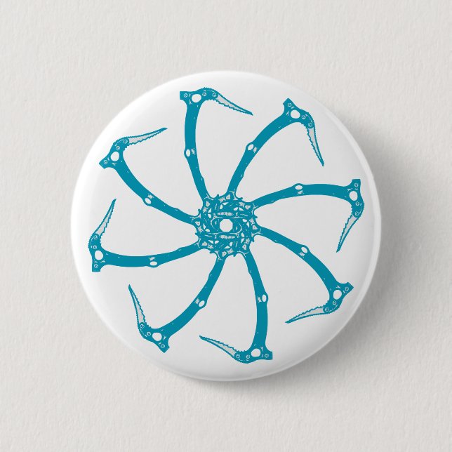 Macaron Rond 5 Cm Broche de l'outil de glace (Devant)